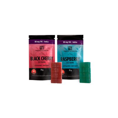 Twisted Extracts Indica Jelly Bombs (80mg THC)