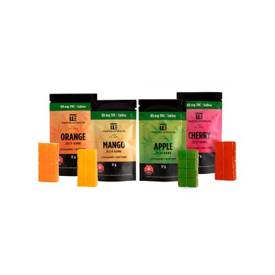 Twisted Extracts Sativa Jelly Bombs (80mg THC)